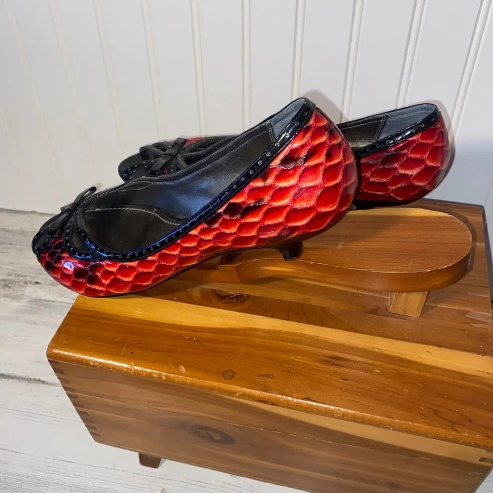 Linea Paolo snake print shoes‎ 7.5 narrow